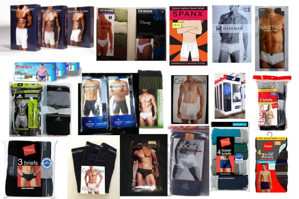 Stereotip desain kemasan celana dalam (pria)